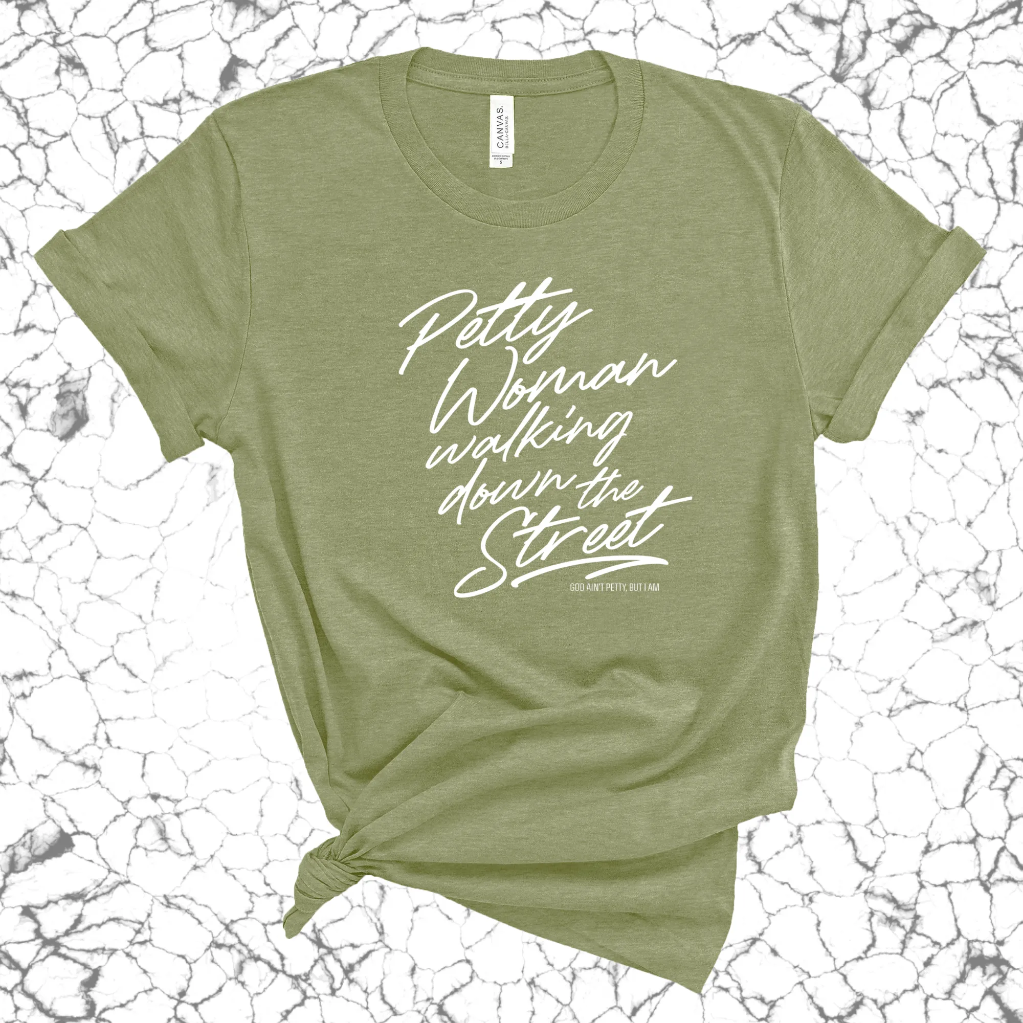 Petty Woman Walking Down The Street Unisex Tee